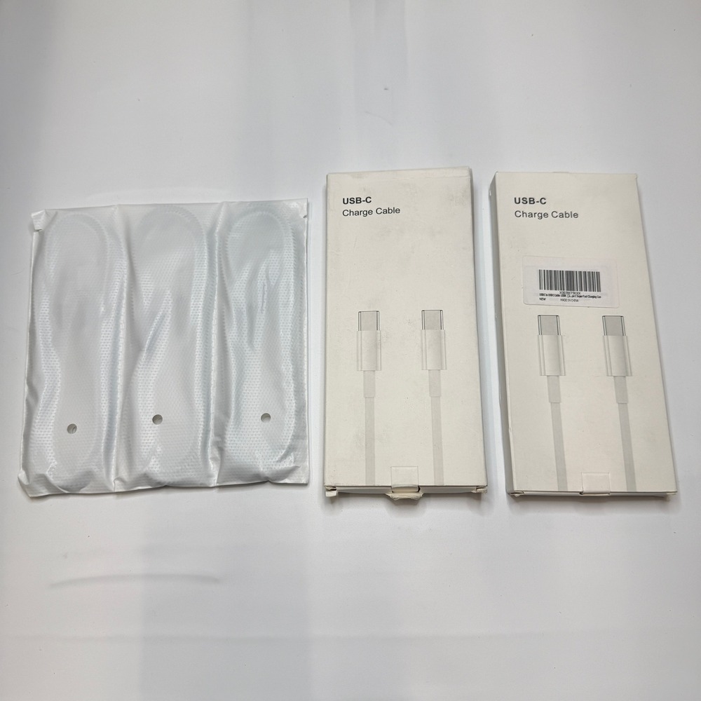 Lot of 7 USB C to USB C Fast Charging Cables 6ft 10ft Type C Cords - Picture 2 of 5